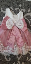 Vestido de bautismo blanco para niñas, ropa de cumpleaños de princesa para recién nacidos, vestido de baile de bautizo de flores para niñas pequeñas, vestidos infantiles para niñas de 12 a 24 meses
