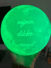 Moon-Lamp Night-Light Gift Custom Girlfriend Photo/text Rechargeable Dropship Kids Personalized