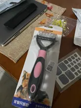 Tera Pet Fur Knot Cutter Remove Rake Grooming Shedding Brush Comb Rake Dog Cat