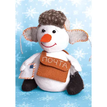

Псф-1602 set for creating toys made of felt series 'снеговики' Snowmail