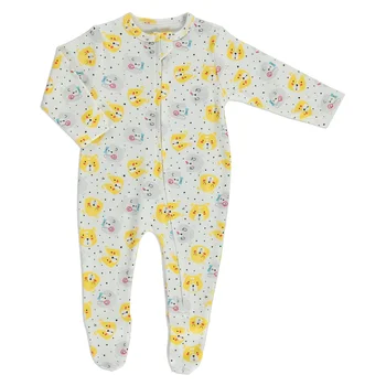 

ebebek HelloBaby Summer Baby Basic Empirme Printed Romper