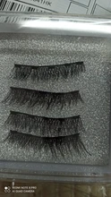 LEKOFO-pestañas postizas magnéticas 8D, conjunto de 5 pestañas de visón gruesas de imitación, magnéticas, naturales, pinzas, 2 pares
