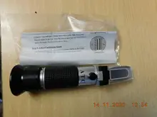 De alcohol refractómetro de azúcar Brix 0-40% de alcohol 0-25% de un alcoholímetro medidor de azúcar refratometro con caja de venta al por menor 40%