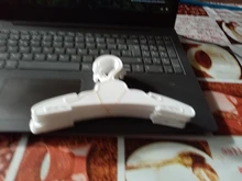 Muñeca de 10 unids/lote muñecas percha blanco rosa perchas de plástico americano recién nacido bebé accesorios 18 pulgadas muñeca