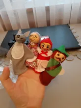 Plush-Doll Finger-Puppets Animals Hand-Cartoon Baby Theater Mini Children Educational