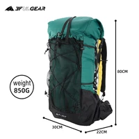 3F UL GEAR QiDian Hiking Backpack 40+16L Outdoor Waterproof Climbing Bag Qi Dian UltraLight Pack Trekking Men Women 2