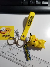 LLavero de Pokemon de Pikachu para coche, modelo de llavero de Pokémon