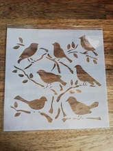 8 unids/set 13cm de hoja de árbol Gingko bricolaje capas plantilla para pintura libro de recortes colorear tarjeta decorativa en relieve para álbum plantilla