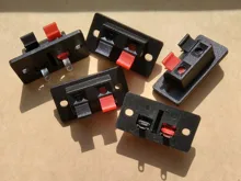 Connector Terminal Jack-Spring Audio-Speaker 2-Positions Hot Push Load 5pcs