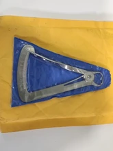 Calibrador de acero inoxidable Autoclavable, regla Dental de laboratorio quirúrgico, regla de 0-10mm, herramientas de medición