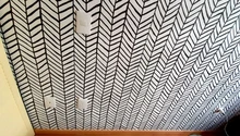 Stick Wallpaper Self-Adhesive Bedroom Vinyl Home-Decor Black White Modern-Stripe Peel