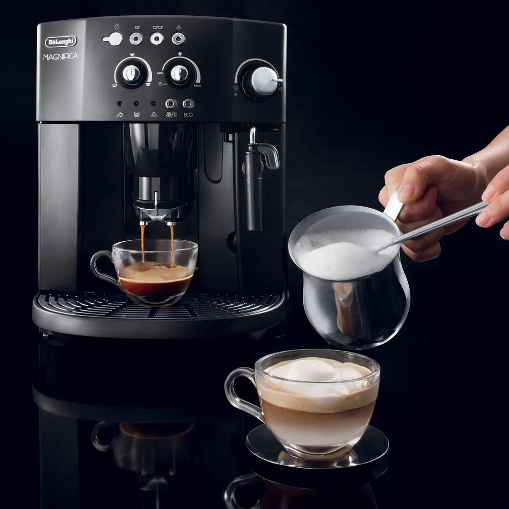 Delonghi Magnifica cafetera totalmente automática, ESAM4000. Máquina de  café al vacío, cafetera automática de vidrio para cocina, capsula|Cafeteras|  - AliExpress