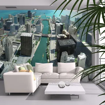 

Wall mural-architecture to Chicago - 250x193 cm