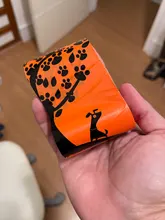Waste-Bags Dog-Poop-Bags 60-Rolls Unscented Cat Earth-Friendly Large 1080 Orange Orange