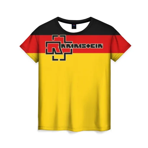 Женская футболка 3D Rammstein | одежда