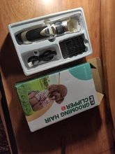 Kit de cortadora de pelo para perros, afeitadora recargable por USB Gato, bajo ruido, cuchilla de repuesto
