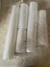 Rollos de embalaje para alimentos de cocina, bolsas de vacío de corte libre para alimentos, 12/15/20/28/30CM, 500cm, 6 uds.