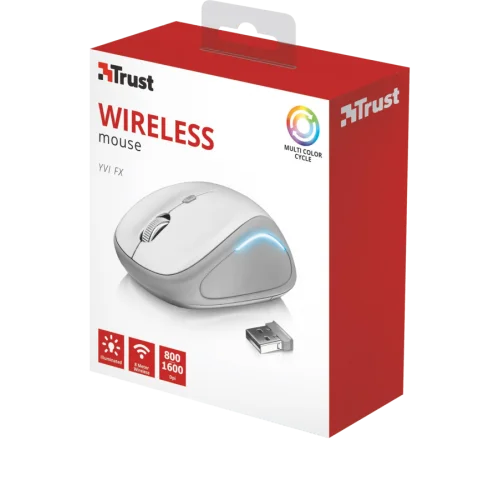 Мышь Trust Yvi FX- white