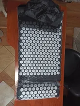 Cojín masajeador para Yoga, esterilla de acupresión para aliviar el estrés, dolor de espalda y cuerpo, estera con puntas, colchoneta de acupuntura