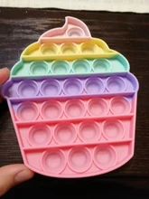 Juego sensorial de burbujas para niños y adultos, juguete antiestrés para aliviar el estrés