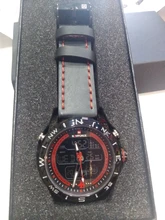 NAVIFORCE relojes deportivos para hombre superior de la marca de lujo de Cuero militar de los hombres reloj de pulsera de cuarzo Digital cronógrafo reloj Masculino