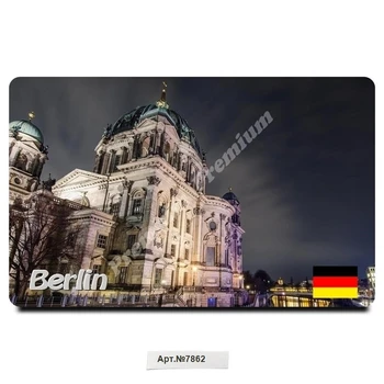 

Souvenir. Vinyl magnet "Berlin", Germany, (dimensions: 54x86mm). Free shipping.
