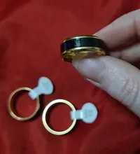 Anillo de acero inoxidable con Sensor inteligente de temperatura corporal, anillo de dedo con Prueba de Temperatura en tiempo Real, exhibición de moda