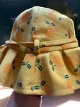 Cute Summer Baby Girl Bucket Hat Print Outdoor Bowknot Kids Girl Sun Hat Children Intant Toddler Panama Beach Cap