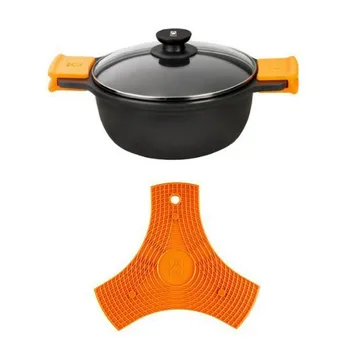 

Casserole with glass lid BRA Efficient A270332 8,3 L Ø 32 cm Black