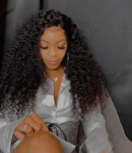 Melodie 28 30 32 pulgadas onda profunda mechones con cierre brasileño de la Virgen del pelo humano Frontal rizado mechones y 4X4 cierre