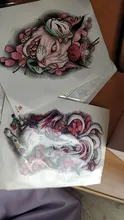 Fox-Mask Tattoos Temporary-Tattoo-Sticker Flash Body-Art-Arm Devil-Eyes Sailor Moon Japanese