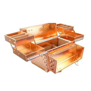 

Beauty case for cosmetics CWB 8315 gold diamond