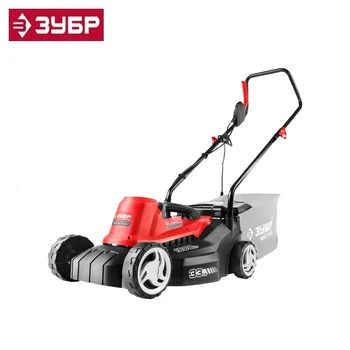 

Electric lawn mower, ZUBR ZGKE-33-1000, rotary, w / s 330 mm, height adjustment 25-65 mm, grass catcher 30 l, 1000W Grass cutter