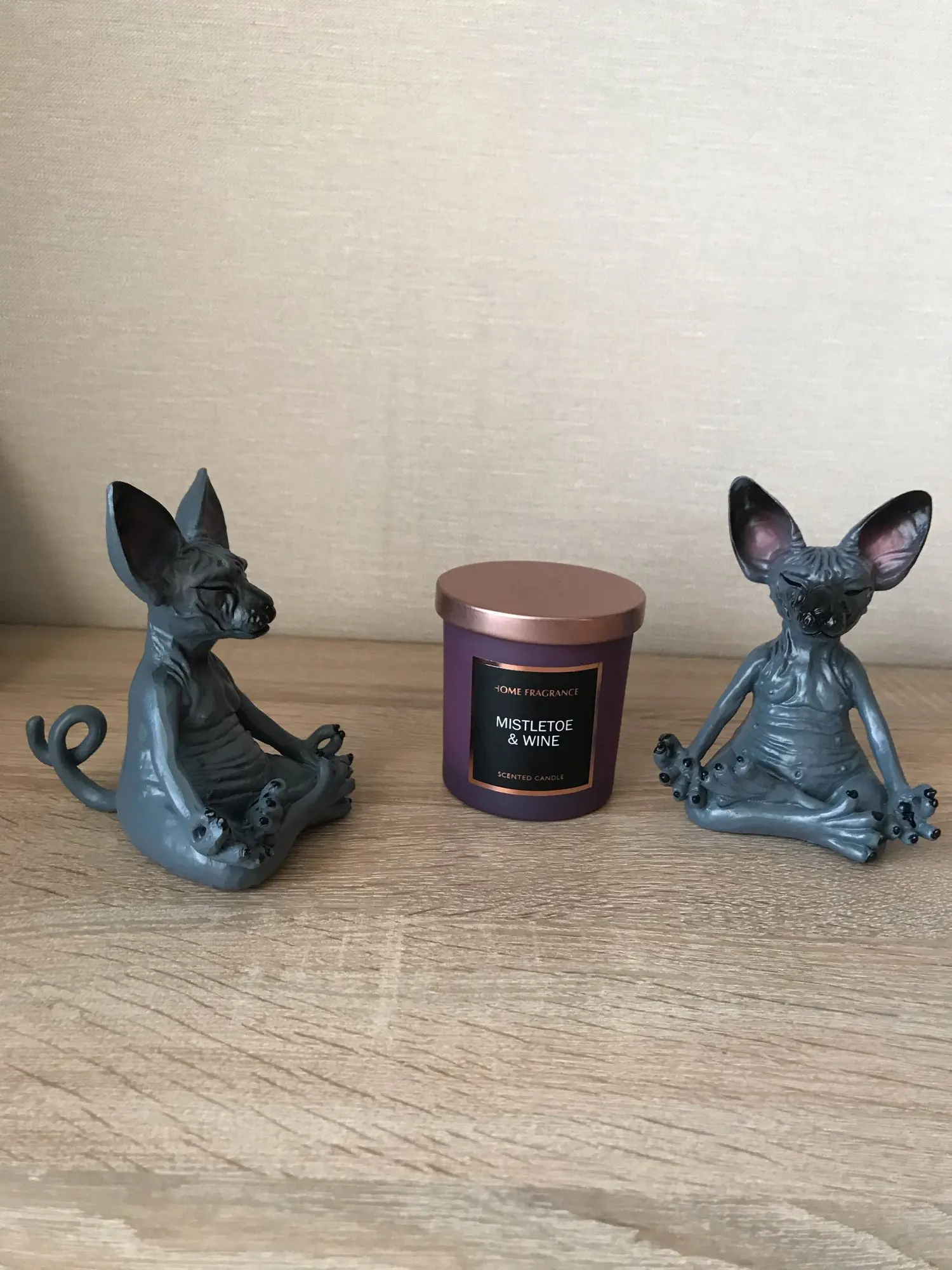 Whimsical Buddha Sphynx Cat Figurine Meditation Yoga Happy Cat Decor Art Sculptures Outdoor Garden Statues Figurines#g3 photo review