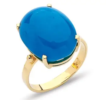 

Turquoise Stone Gold Ring 01-180-YF001
