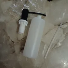 Soap-Dispenser Sink Kitchen-Accessories Stainless-Steel Bathroom Black Manually-Press