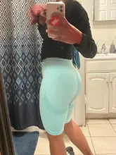 CHRLEISURE-pantalones cortos deportivos para mujer, sin costuras, de realce, informales, de cintura alta, ajustados para entrenamiento y Fitness