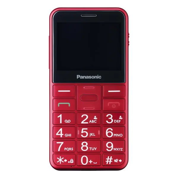 Мобильный телефон для пожилых людей Panasonic corp. KX-TU150 TFT LCD Dual SIM Red | Мобильные
