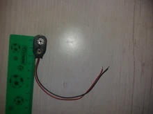 5 unids/lote 15CM PP3 MN1604 batería de 9V Clips conector hebilla que tipo de conexión de Cable 9V batería sostenedor de la Clip Snap conectores de Cable