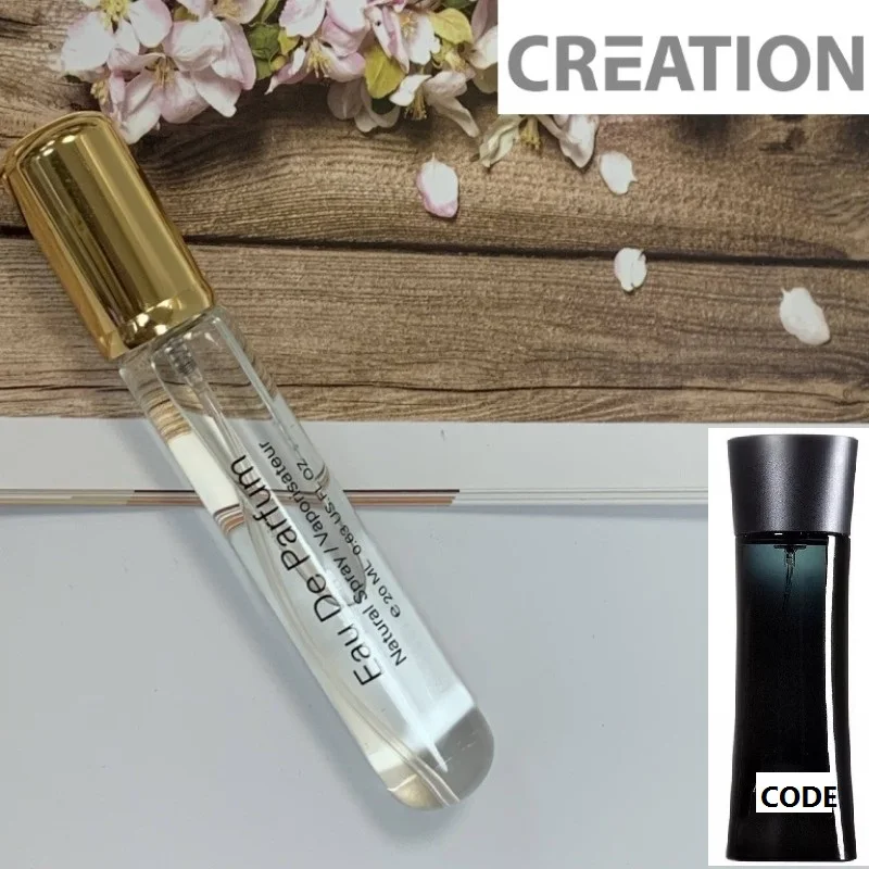 Парфюмерия мужская CREATION CODE. Разливной парфюм стойкий модный аромат 20 мл. | Красота