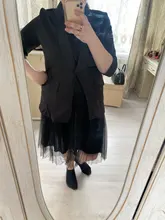 Traje adelgazante de talla grande para mujer, chaqueta con falda de malla, tendencia de dos piezas, primavera y otoño