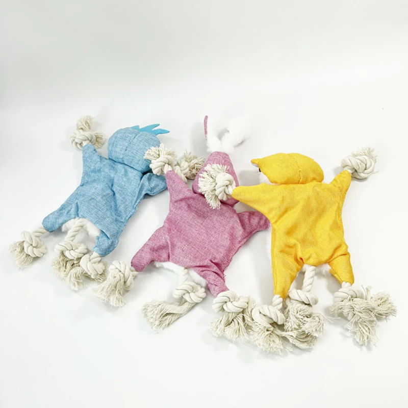 No Stuffing Squeaky Pet Toys for Small Medium Dogs - PeticaDeals