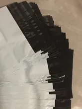 Sobres de plástico blanco autosellados, bolsa de correo impermeable, bolsas de mensajería pequeñas, 7 tamaños, 10 Uds.