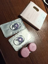 2 uds. De lentes para Cosplay, lentillas multicolores para ojos, maquillaje de Navidad, serie Anime, 1 par