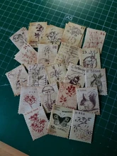 45 unids/caja papelería pegatinas Vintage sello de lacre sello de etiqueta viajes pegatinas decoración Scrapbooking diario álbumes diario de bala