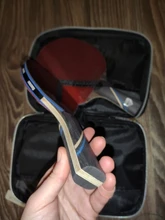 KOKUTAKU-raqueta de ping pong ITTF profesional, 4/5/6 estrellas, raqueta de tenis de mesa de carbono, conjunto de remo de murciélago, granos en Goma con bolsa