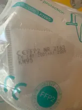 Mascarillas faciales KN95 CE FFP2, máscaras protectoras de 5 capas con filtro, para el cuidado de la salud, transpirables, 95%, 70 Uds.