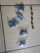 5 unids/lote DB-9 conector macho hembra DB9 RS232 con conector d-sub de 9 pines PCB