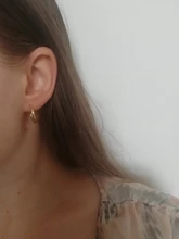 WANTME-Plata de Ley 925 auténtica de estilo minimalista para mujer, hebilla de oreja redonda Bohemia, Punk, Unisex, Rock, accesorios de joyería, pendientes