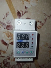 Under-Voltage-Protective-Device Relay Protector Current Din Rail 63A Over-Voltage Dual-Display